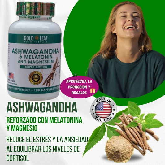 ASHWAGANDHA & MELATONINA & MAGNESIO