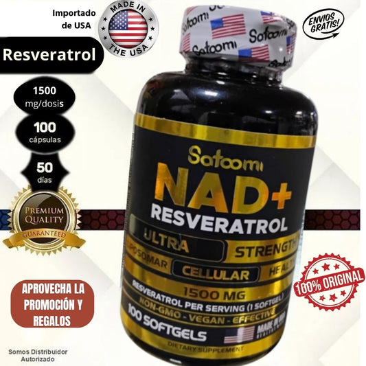 NAD+RESVERATROL de la marca americana SATOOMI