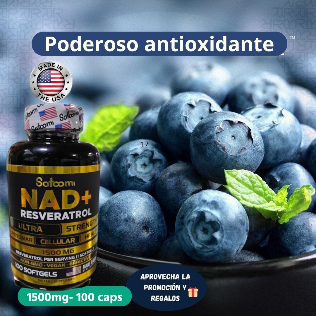 NAD+RESVERATROL de la marca americana SATOOMI