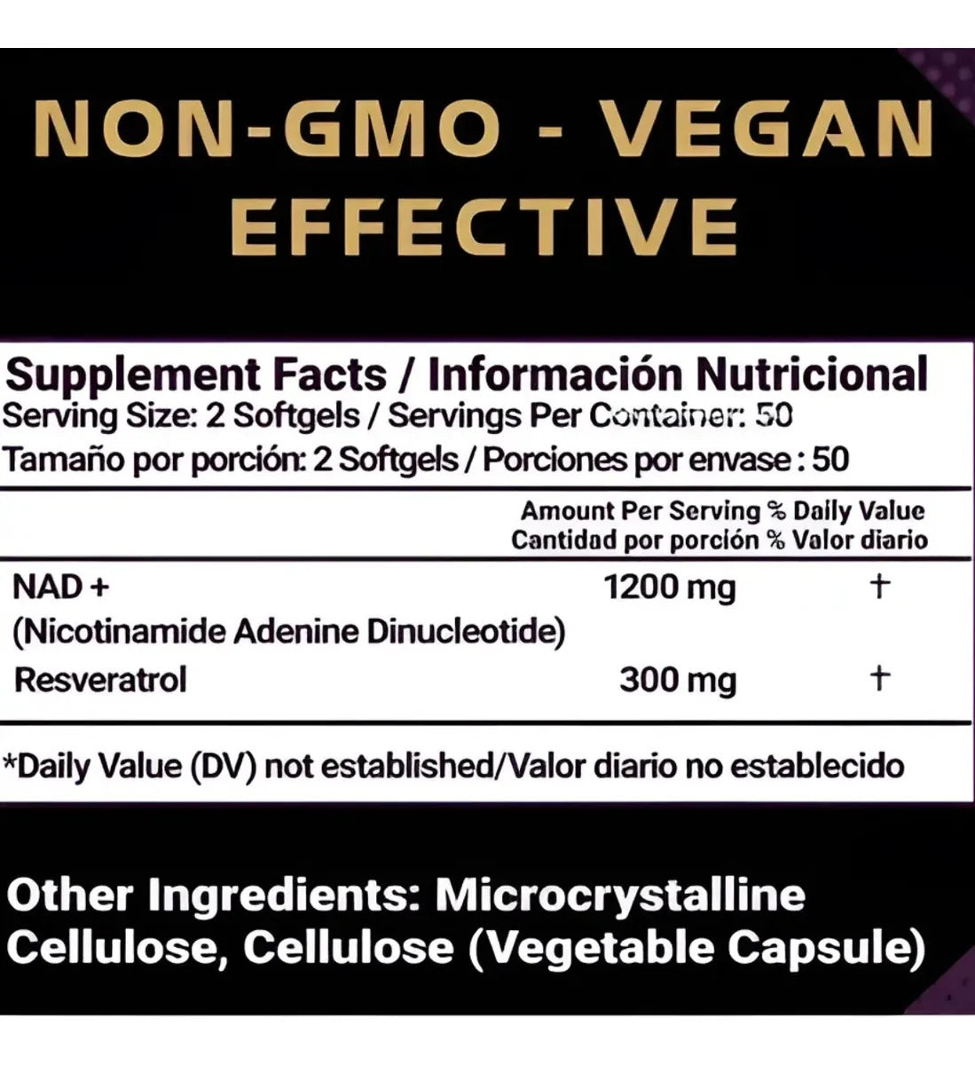 NAD+RESVERATROL de la marca americana SATOOMI